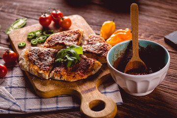 Fresh and tasty pizza i ready to eat