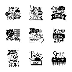 Fototapeta premium Vector calligraphy with decor elements
