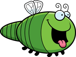 Hungry Cartoon Dragonfly