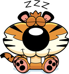 Saber-Toothed Tiger Napping