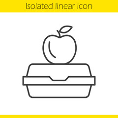 Lunchbox linear icon