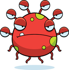 Mad Cartoon Eyeball Monster