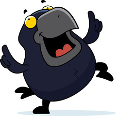 Cartoon Crow Dancing
