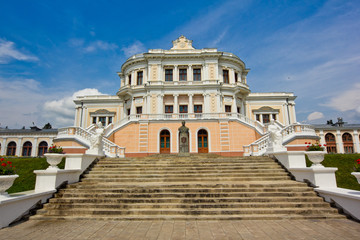 Fototapeta premium Central part of palace complex Maryino, Kursk region