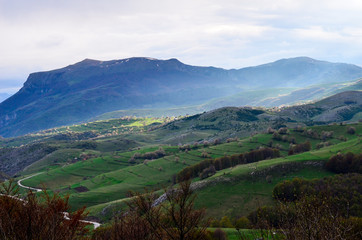 Beautiful mountains view