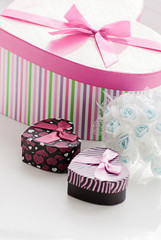 Gift set for a romantic evening on Valentine's Day

