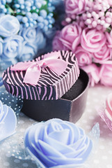 Gift set for a romantic evening on Valentine's Day