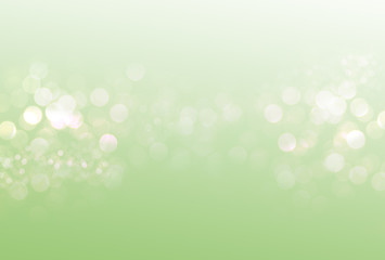 abstract bokeh soft light green color background