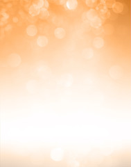 abstract bokeh orange light background