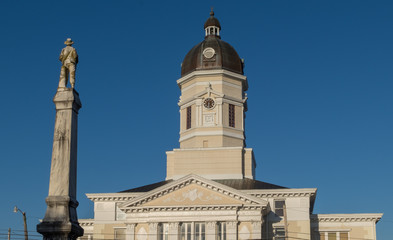 Fototapeta na wymiar Claiborne County courthouse at Port Gibson, Mississippi
