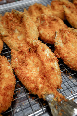 Deep fried Silver perch or white perch