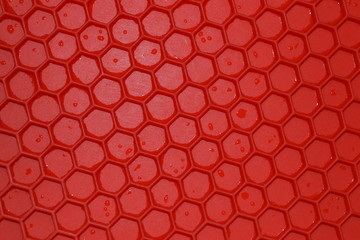 red rubber background