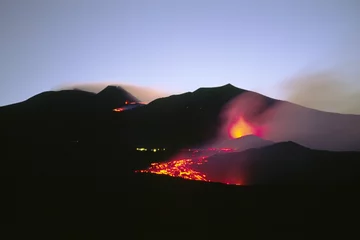 Cercles muraux Volcan Etna eruzione