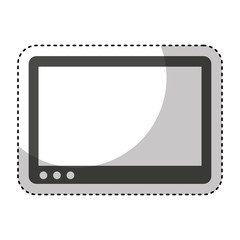 tablet electronic device icon vector illustration design