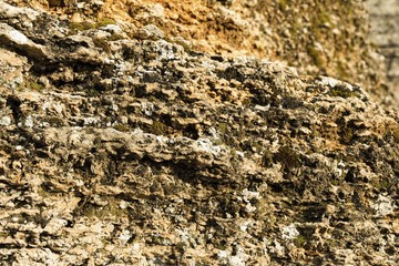 Rock texture, detail of beautiful stone. Macro shot.