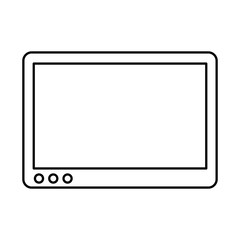 tablet electronic device icon vector illustration design