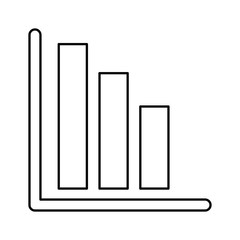 bars statistics isolated icon vector illustration design