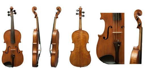 European violin antiques - obrazy, fototapety, plakaty