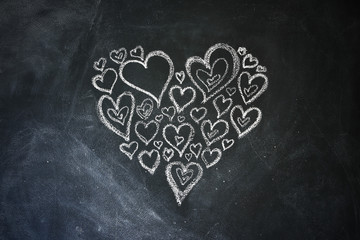 Chalk hearts