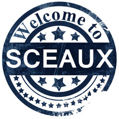 sceaux stamp on white background