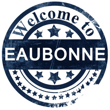 eaubonne stamp on white background