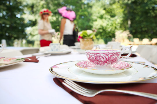 Tea Cup At A Tea Party