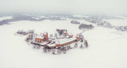Famous Trakai Island Castle, Lithuania