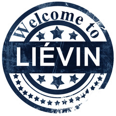 lievin stamp on white background