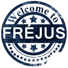 frejus stamp on white background
