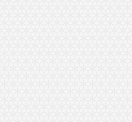Seamless geometric hemp-leaf pattern. Japan style. Vector background.（和風背景、麻の葉模様）	