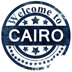 cairo stamp on white background