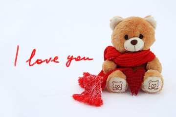 Teddy Bear.Love.Valentines Day. 