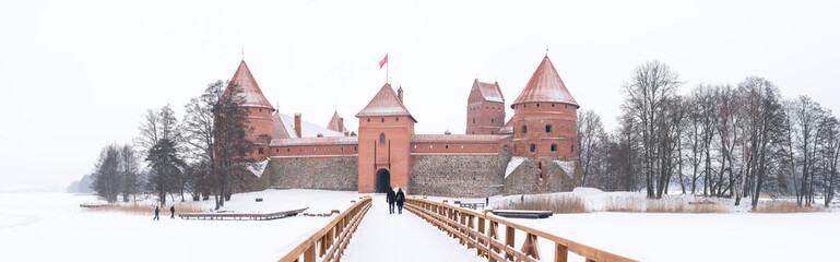 Famous Trakai Island Castle, Lithuania