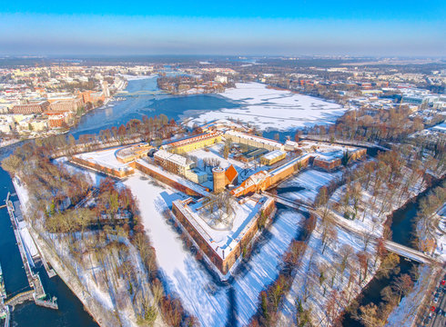 Berlin -Spandau,  Zitadelle, Aussicht von oben. 