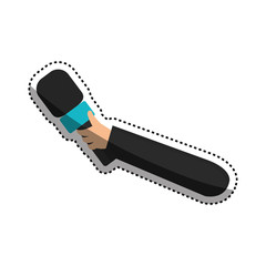 Microphone professional equipment icon vector illustration graphic design