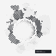 abstract haltone grunge background in circle style