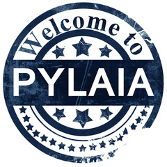 Pylaia stamp on white background