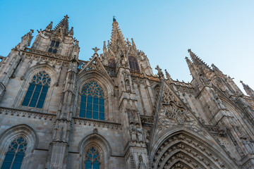 Cathedral de la Santa Creu i Santa Eulalia at Barcelona