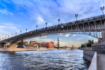 Moscow, although not in Venice, has thirty-four river bridge