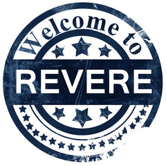 revere stamp on white background