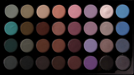 Beautiful Eye shadow and lip gloss cosmetic for woman make up 