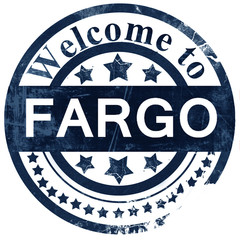 fargo stamp on white background