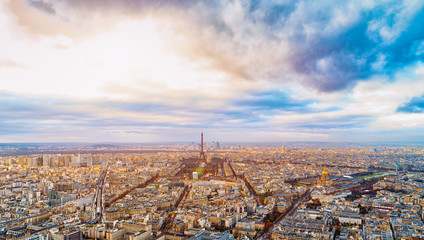 Naklejka na ściany i meble Paris Panorama