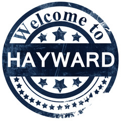 hayward stamp on white background