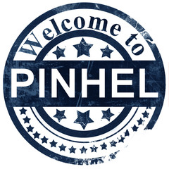 Pinhel stamp on white background