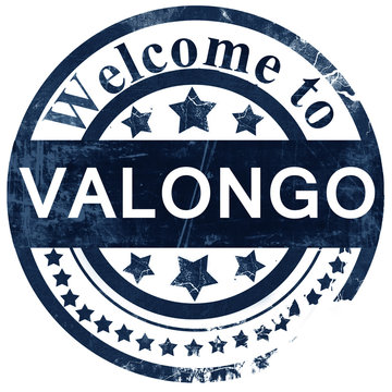 Valongo stamp on white background