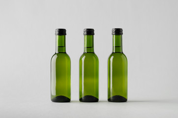 Wine Quarter/Mini Bottle Mock-Up - Three Bottles