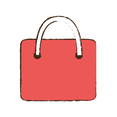 drawing bag gift paper shop online symbol vector illustration eps 10