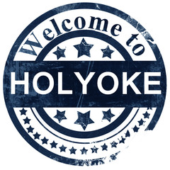 holyoke stamp on white background