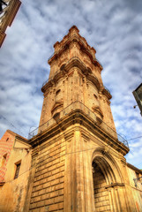 Fototapeta na wymiar San Juan Bautista Church in Malaga, Spain